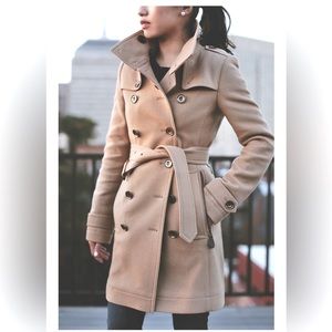 Burberry Wool/Cashmere trench, US Sz 8